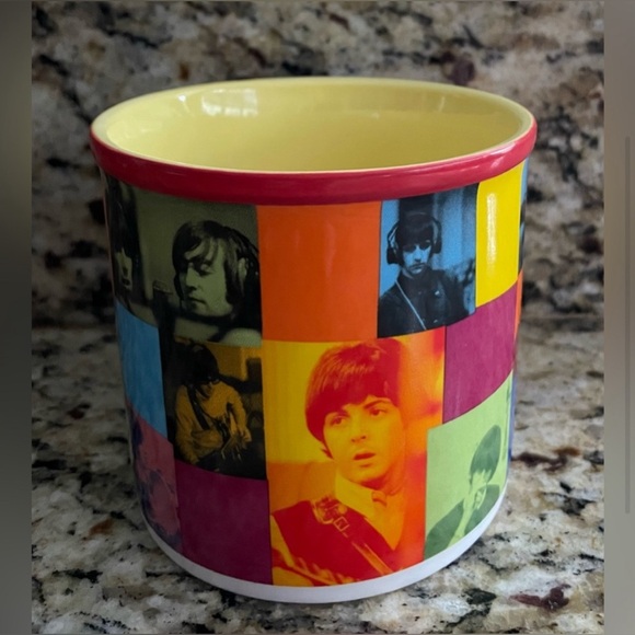 The Beatles 2001 Retro Multi-Color Ceramic Coffee Mug - Picture 2 of 7